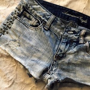 American Eagle Destroyed Jean Shorts